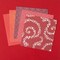 Colorbok Single-Sided Printed Cardstock 6"X6" 100/Pkg-Red Promenade, 10 Designs/10 Each